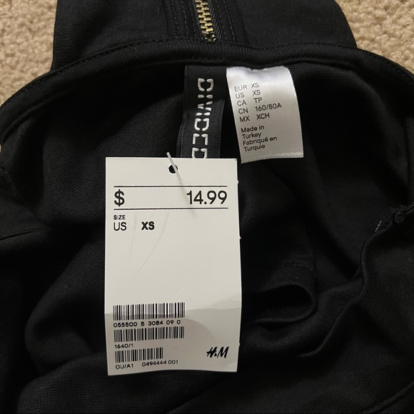 NWT H&M halter tank top XS zipper detail - Picture 4 of 4